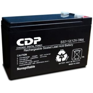 ACUMULADOR CDP SLB12-7.0 PARA UPS, BATERÍA SELLADA, 12V, 7.0AH, DISEÑO COMPACTO Y LIBRE DE MANTENIMIENTO.