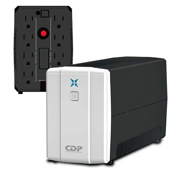 UPS CDP R-UPR1008 1000VA/500W, 120V, 8 SALIDAS, REGULACIÓN AVR, DISEÑO COMPACTO.