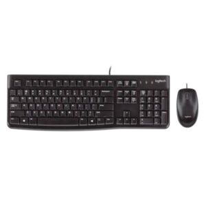 TECLADO Y MOUSE LOGITECH MULTIMEDIA MK200 920-002716 NEGRO