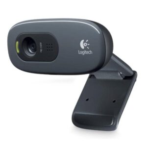 Logitech C270 720p Webcam Plug-and-Play Wide Screen Video Calling - Black