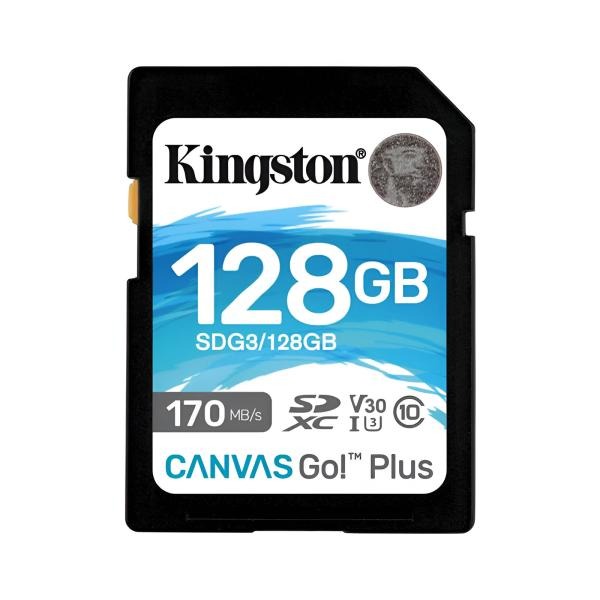 Kingston 128GB Canvas Select Plus SD Card | Up to 150MB/s | Class 10, UHS-I, U1, V10 | SDS3/128GB