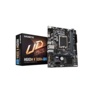 TARJETA MADRE GIGABYTE H610M K V2 LGA1700 MICRO ATX DDR5 NEGRO