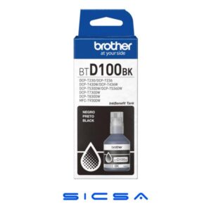 TINTA BROTHER BTD100BKMEX INKJET UHY PARA MINI21TH COLOR NEGRO