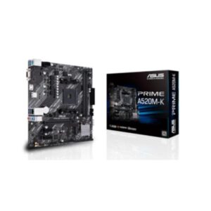 TARJETA MADRE ASUS PRIME A520M-K AM4 DDR4 90MB1500-M0EAY0 NEGRO