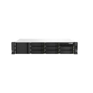 SERVIDOR NAS QNAP TS-873AEU - RP -46 - US/ 2 BAHIAS/ 2X4TB / 4GB / AMD RYZEN V1500B/ DUAL PORT SFP + 10GBE / KIT DE RIELES
