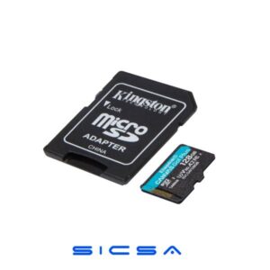 MEMORIA MICRO SDXC 128GB KINGSTON SDCG4/128GB CLASE 10 UHS-I V30 200 MB/S / 100 MB/S IDEAL PARA DRONES Y CÁMARAS DEPORTIVAS