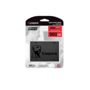 HD INTERNO SOLIDO 960GB KINGSTON A400 2.5" SATA III 500MB/S / 450MB/S SA400S37/960GB NEGRO