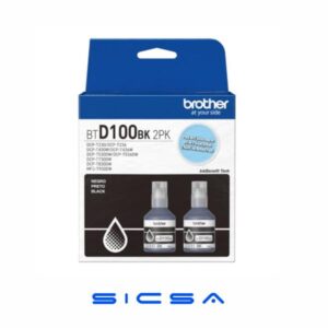 KIT DE TINTA 2 RECARGAS BTD100BK2PKMEX INKBENEFIT NEGRO