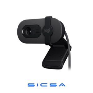 CAMARA WEB LOGITECH BRIO 100 1080P USB-A 960-001586 NEGRO