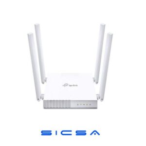 ROUTER TP LINK ARCHER C24 DUAL BAND 2.4/5 GHZ 750 MBPS WIFI 5 PUERTOS WAN / LAN BLANCO