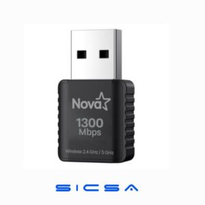 ADAPTADOR WIFI USB NOVA UWF-908 1300MBPS E010-174