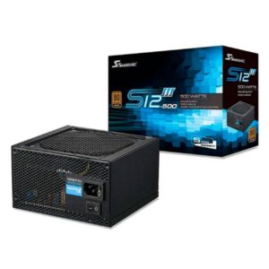 FUENTE DE PODER SEASONIC 500W 80+BRONZE SSR-500GB3/S12III500 PI230607-1