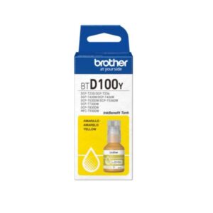 TINTA BROTHER BTD100YMEX INKJET UHY PARA MINI21TH ULTRA AMARILLO