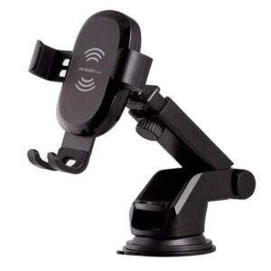 CARGADOR Y SOPORTE DE CELULAR PARA AUTO ARGOM 10W ARG-AC-0160BK