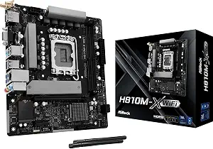 TARJETA MADRE ASROCK H810M-X WIFI LGA1851 MICRO ATX DDR5 NEGRO